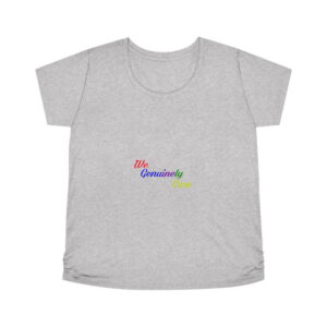 A gray t-shirt with the words " be somebody else ".