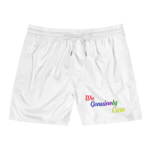 A white shorts with the words " my consciously clean " written on it.