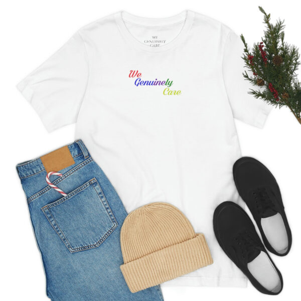 A white t-shirt with the words " my christmas tree ".