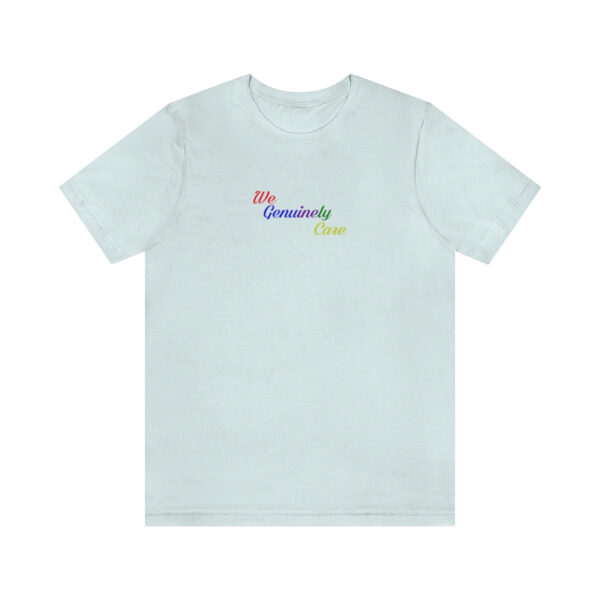 A white t-shirt with the words " i am somebody."