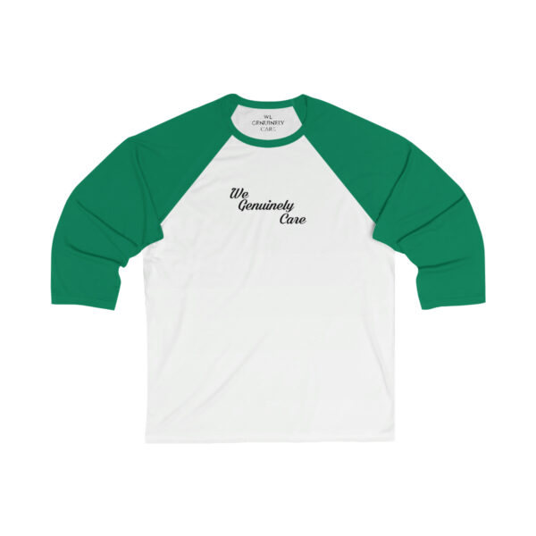 A white and green shirt with the words " my broadway crew ".