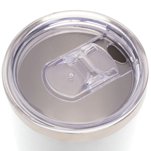 A close up of the top of a drink can