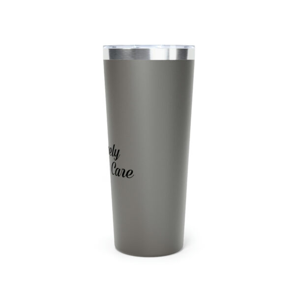 A gray cup with the words " family time ".