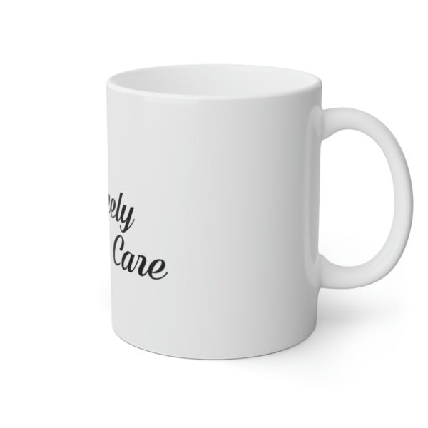 A white mug with the words " family is medicine ".