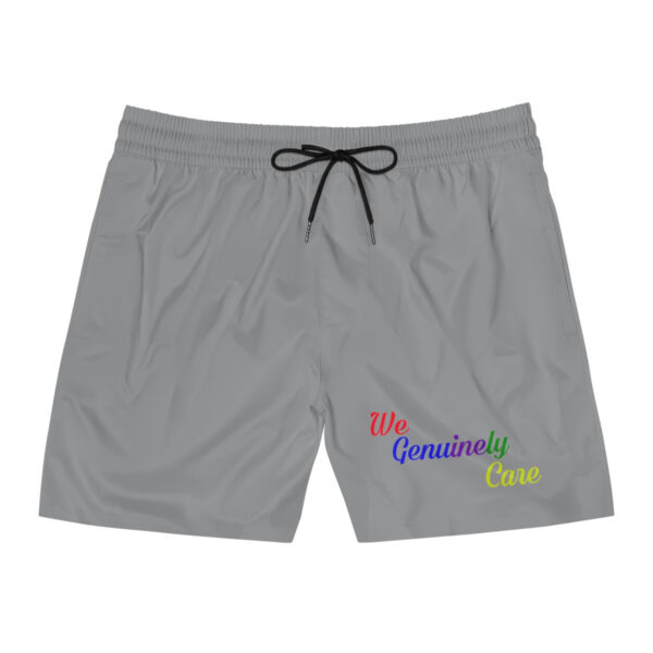 A gray shorts with the words " my community place ".