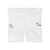 A white pair of shorts with the words " my dreams " written on them.