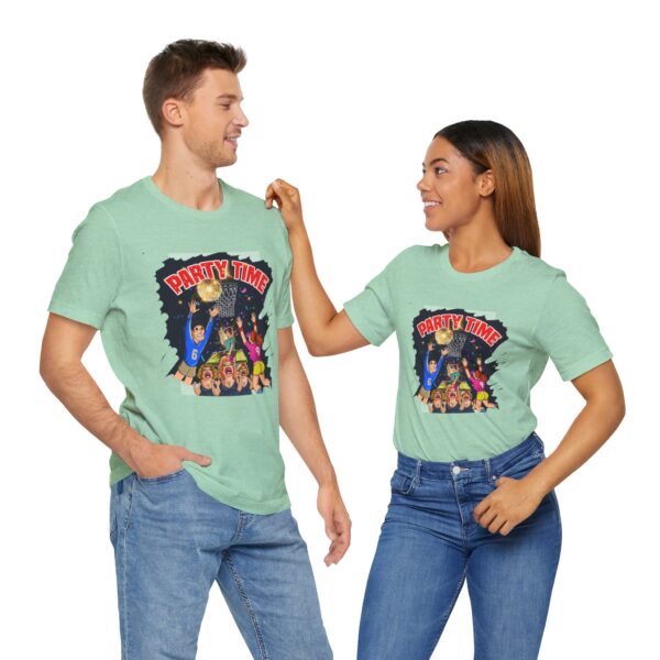 Party Time Unisex Jersey Short Sleeve Tee - Image 257