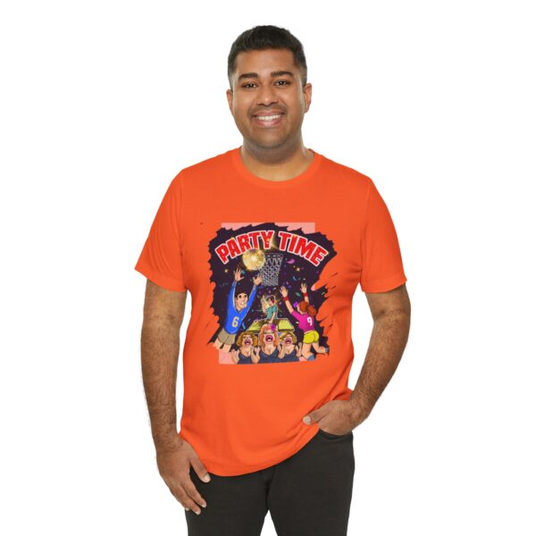 Party Time Unisex Jersey Short Sleeve Tee - Image 103