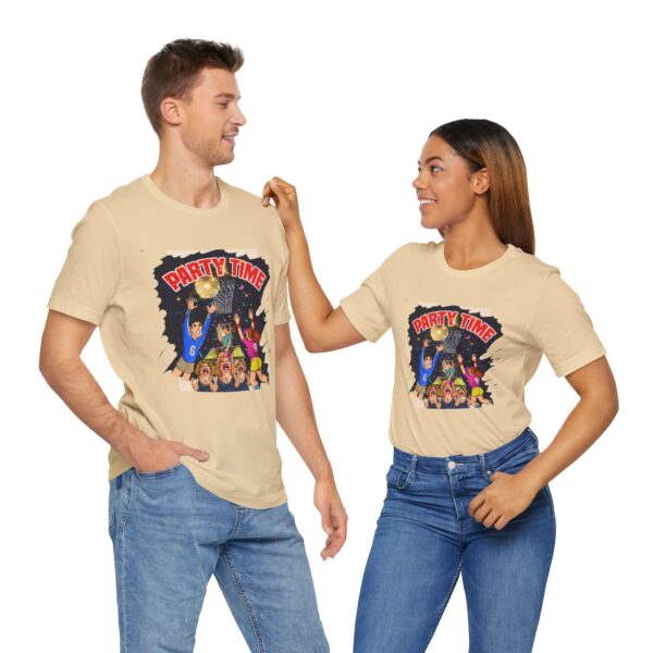 Party Time Unisex Jersey Short Sleeve Tee - Image 25