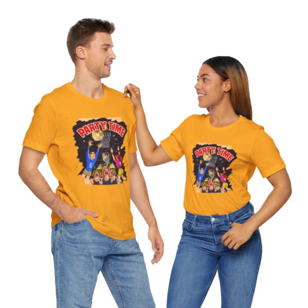 Party Time Unisex Jersey Short Sleeve Tee - Image 170