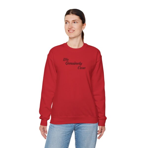 We Genuinely Care Crewneck Sweatshirt - Image 8