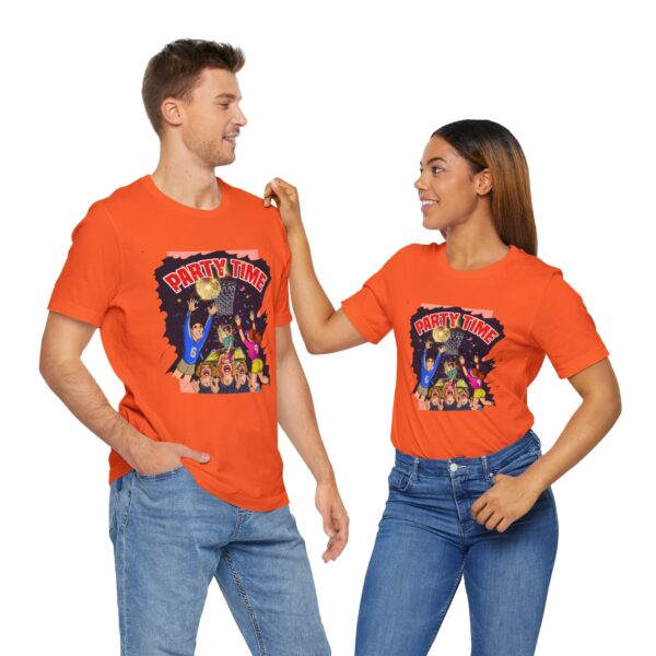 Party Time Unisex Jersey Short Sleeve Tee - Image 112