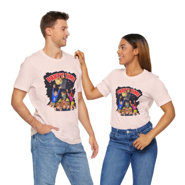 Party Time Unisex Jersey Short Sleeve Tee - Image 83