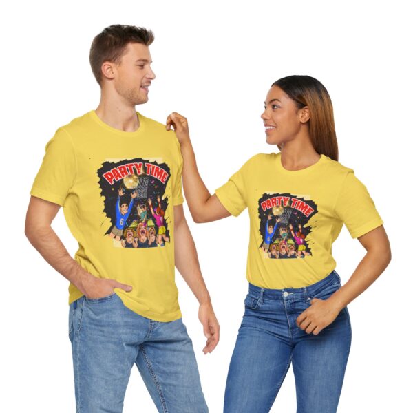 Party Time Unisex Jersey Short Sleeve Tee - Image 228