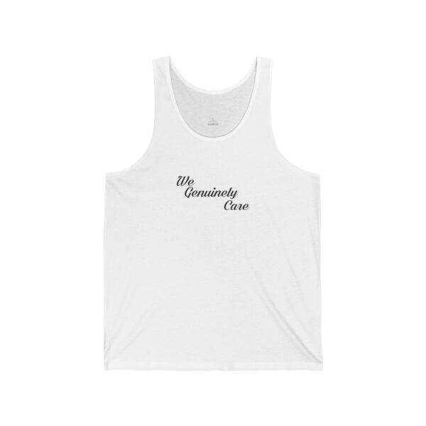 We Genuinely Care Unisex Heavy Cotton Tank Top - Image 3