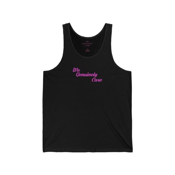 We Genuinely Care Unisex Jersey Tank