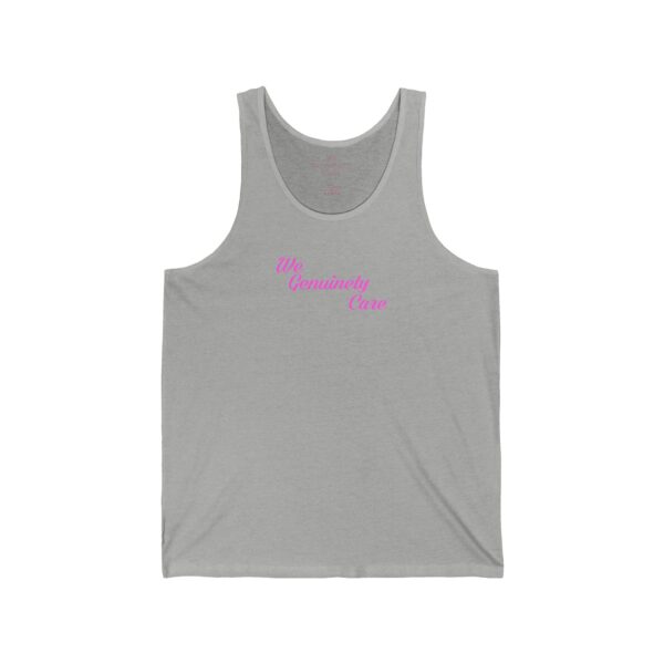 We Genuinely Care Unisex Jersey Tank - Image 7