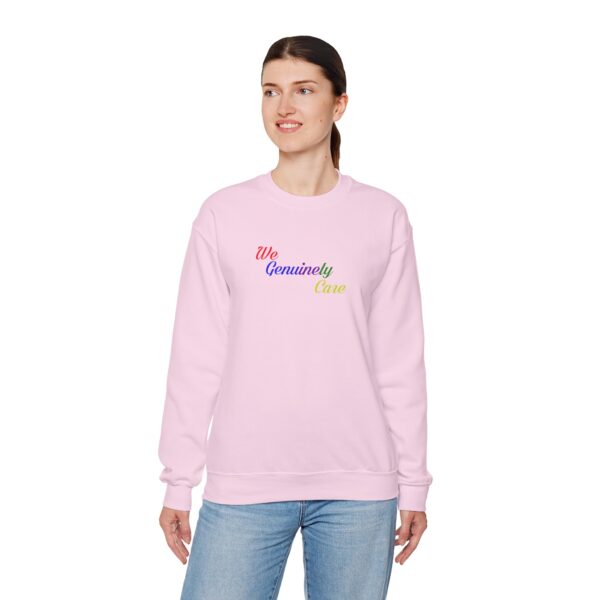 We Genuinely Care Crewneck Sweatshirt - Image 96