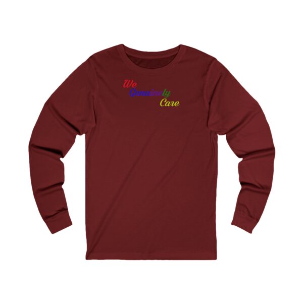 Colorful Unisex Jersey Long Sleeve Tee - Image 9