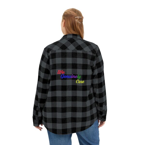 We Genuinely Care Unisex Flannel - Image 54