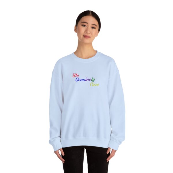 We Genuinely Care Crewneck Sweatshirt - Image 4