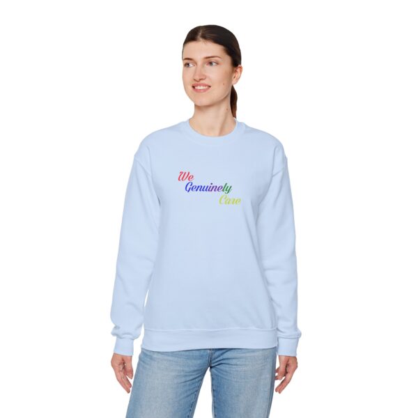 We Genuinely Care Crewneck Sweatshirt - Image 8