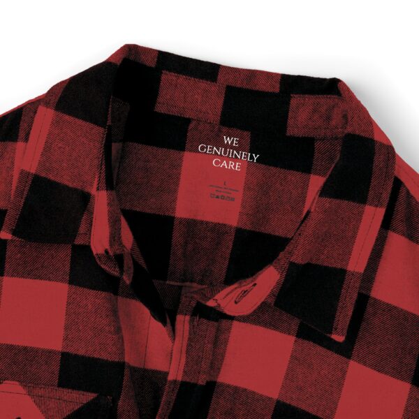 We Genuinely Care Unisex Flannel - Image 4